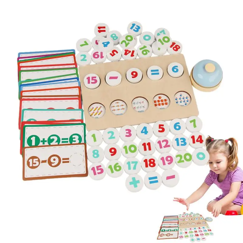 Jeux d'addition et de soustraction mathématiques, compétences de calcul, jeu explorez ecs de comptage, jouets de comptage mathématiques préscolaires