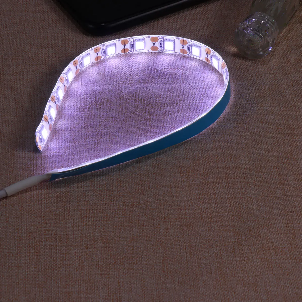 

5V USB Touch Light Strip Portable Adhesive Sewing Machine Lighting White for Computer Background Night Market