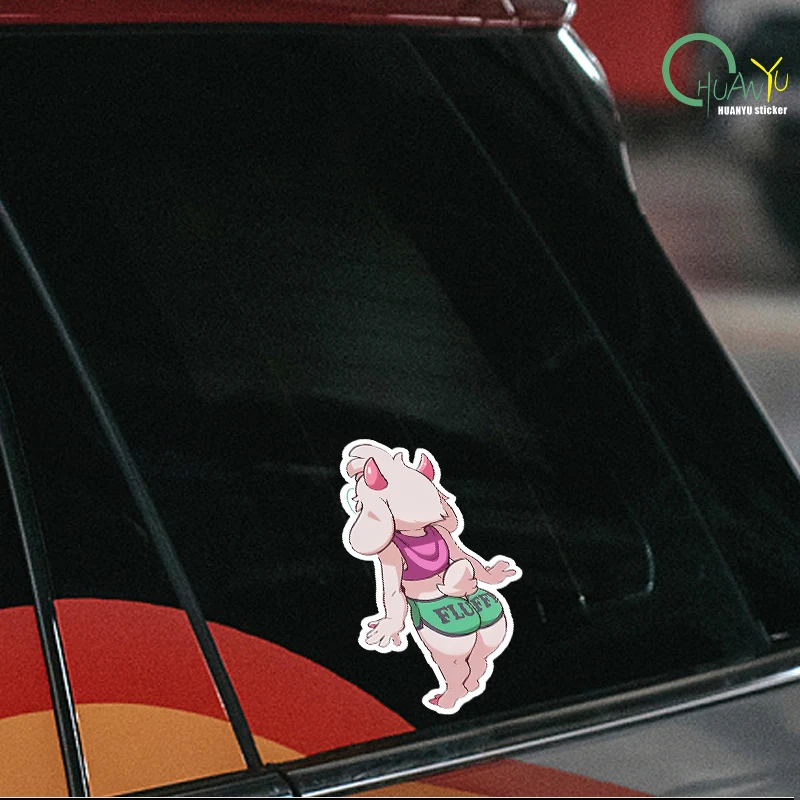 Car decoration sticker; scratch cover for electric vehicle and motorcycle; cute waterproof sticker for sheep window decoration.