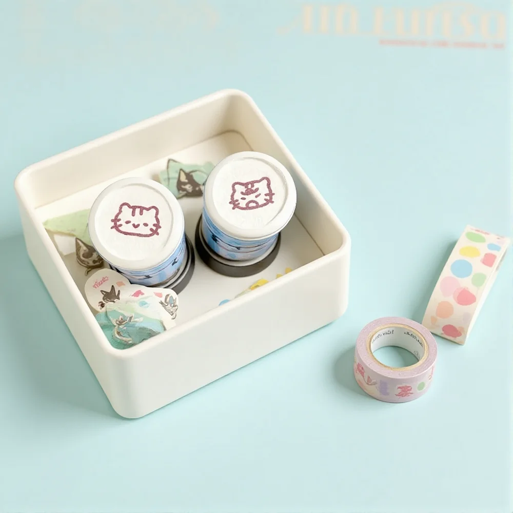 Diy Journal Stamp Plastic Pre-Inked Stamp Scrapbooking Decoration Stamp Creative For Gift For Friends Daily Mood Tracking
