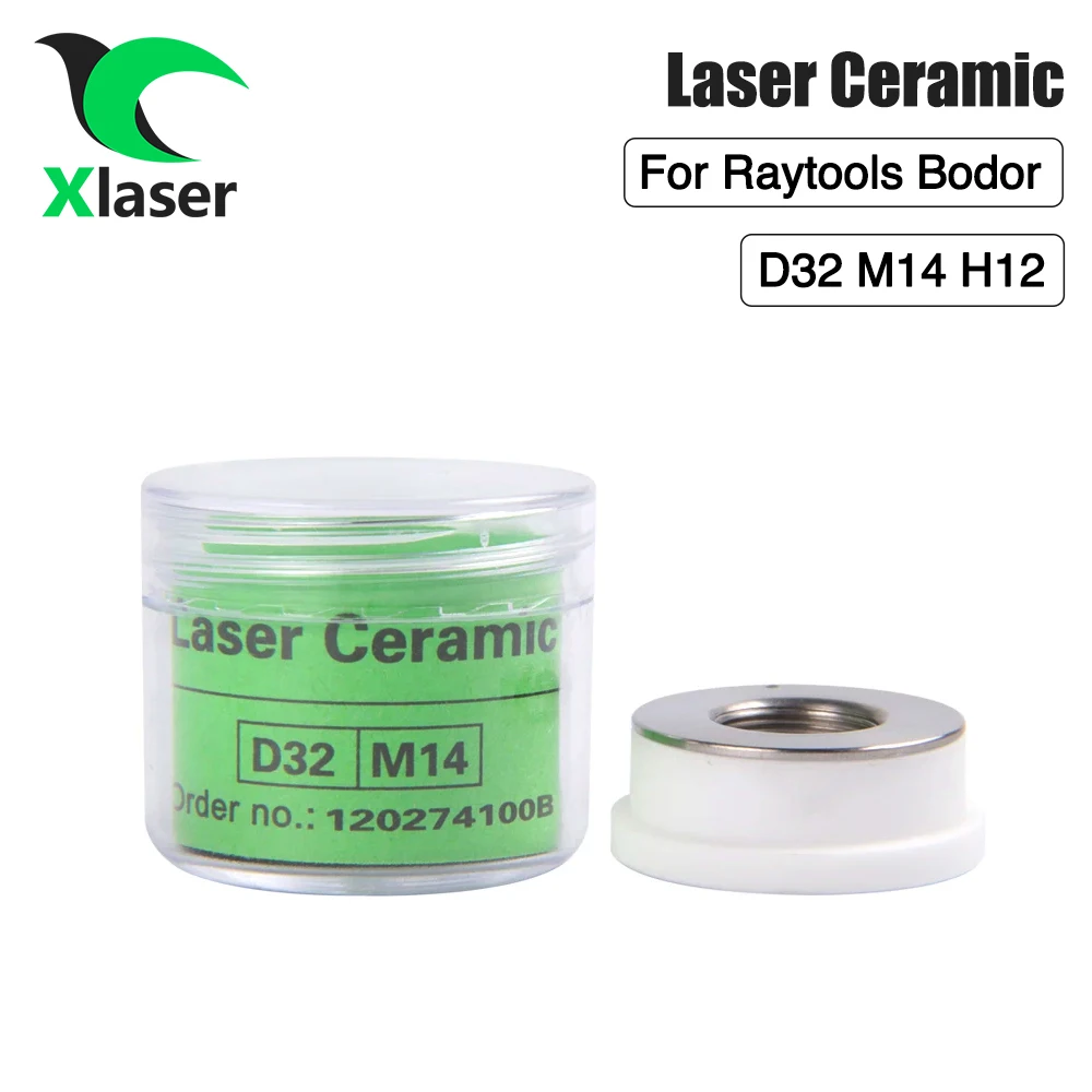 Xlaser M14 Dia.32mm เซรามิกเลเซอร์5ชิ้น/ล็อตสำหรับ raytools, เครื่องตัดไฟเบอร์เลเซอร์ตัวแทนยึดหัวฉีดที่ต้องการ