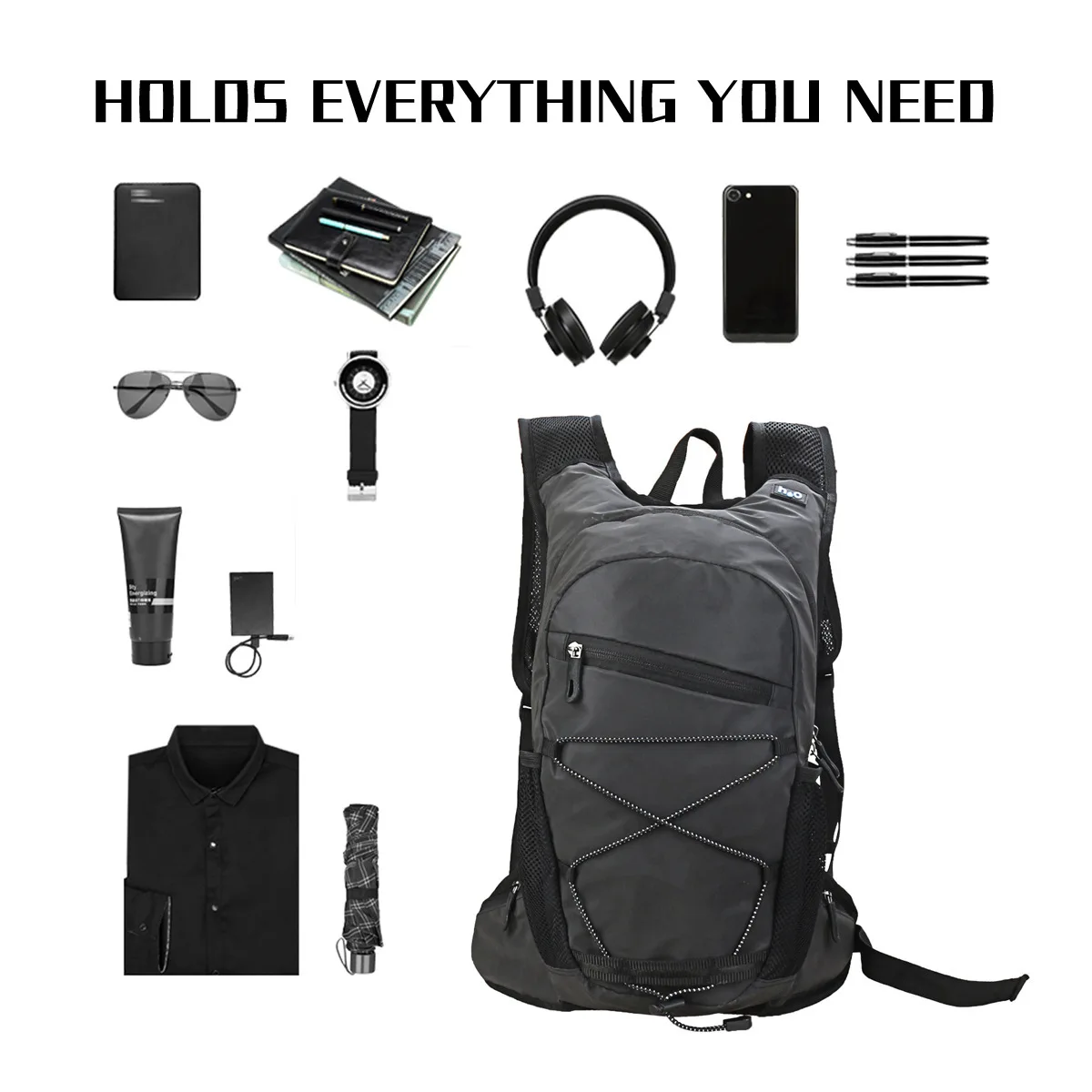 Reflective riding backpack self outdoor hikinglarge capacity sport motorcycle cross-country running backp mochila Мужской рюкзак