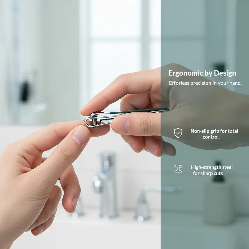 10-Piece Nail Care Clipper Set Anti-Slip Sharp Manicure Pedicure Tool Kit Ideal for Home Travel Gift Use