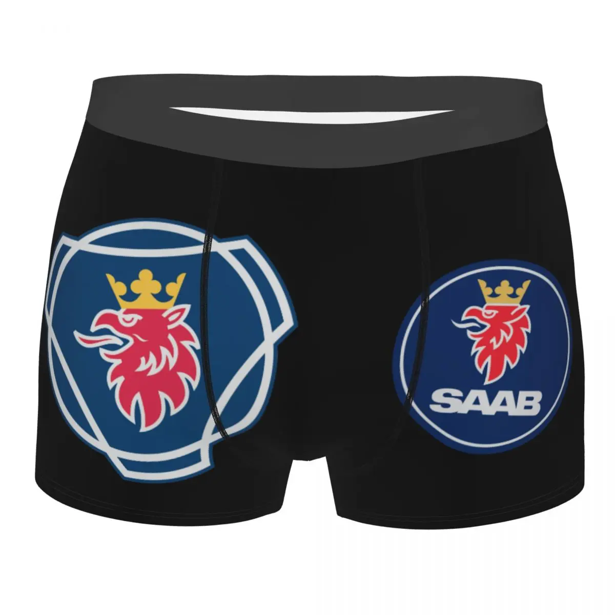 Personalizzato svedese Saabs Scanias camion Boxer per uomo stampa 3D biancheria intima mutandine slip mutande traspiranti