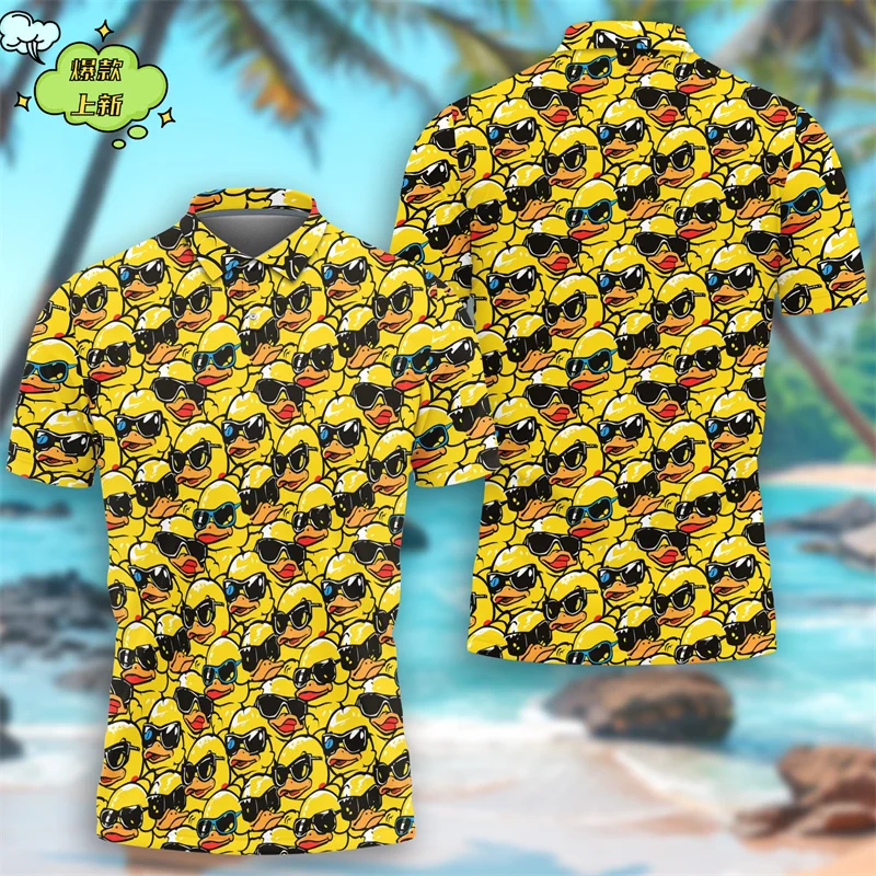 Cute Yellow Duck 3D Printing P - đánh giá và giá Summer Duck Clothing