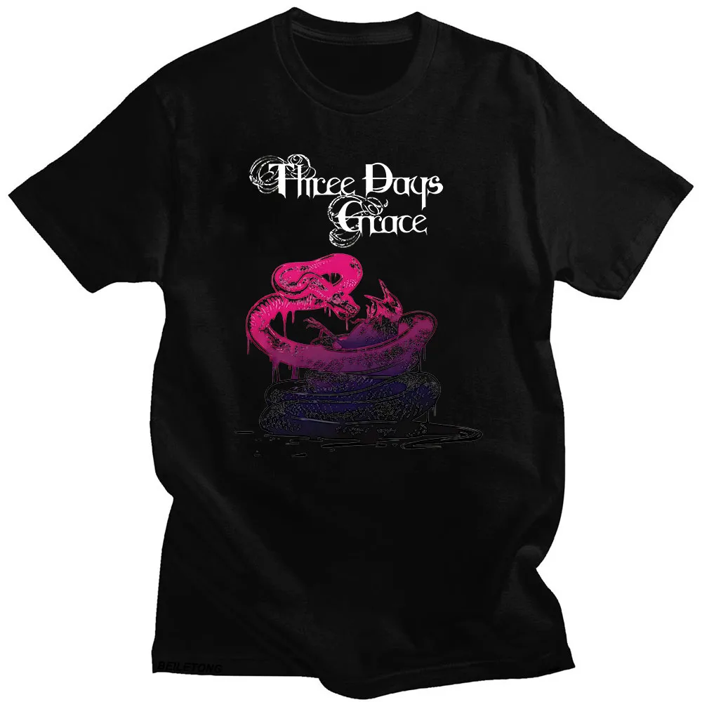 Three Days Grace T-shirt Graphic Printing Casual Hip Hop O-neck Tee-shirt Long Sleeve Fashion Tshirt Women/men Grunge Clothing