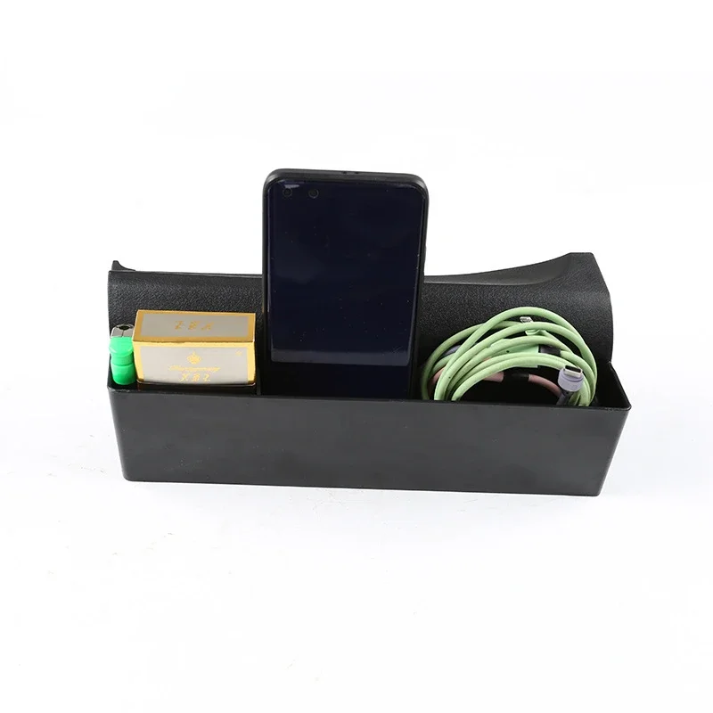 

For Mercedes Benz B Class GLA GLB 2020-2025 ABS Black Hook-type Storage Box Seat Gap Storage Box Interior Car Accessories