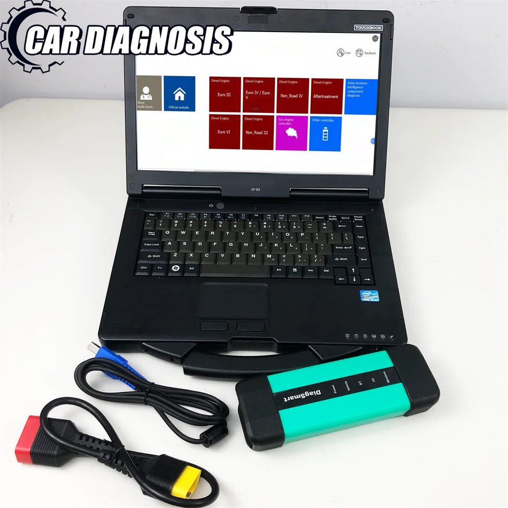 

Comprehensive ECU ABS AMT Common Rail Engine Full EOL OBD diagnostic data monitor parameter configuration+cf53 laptop