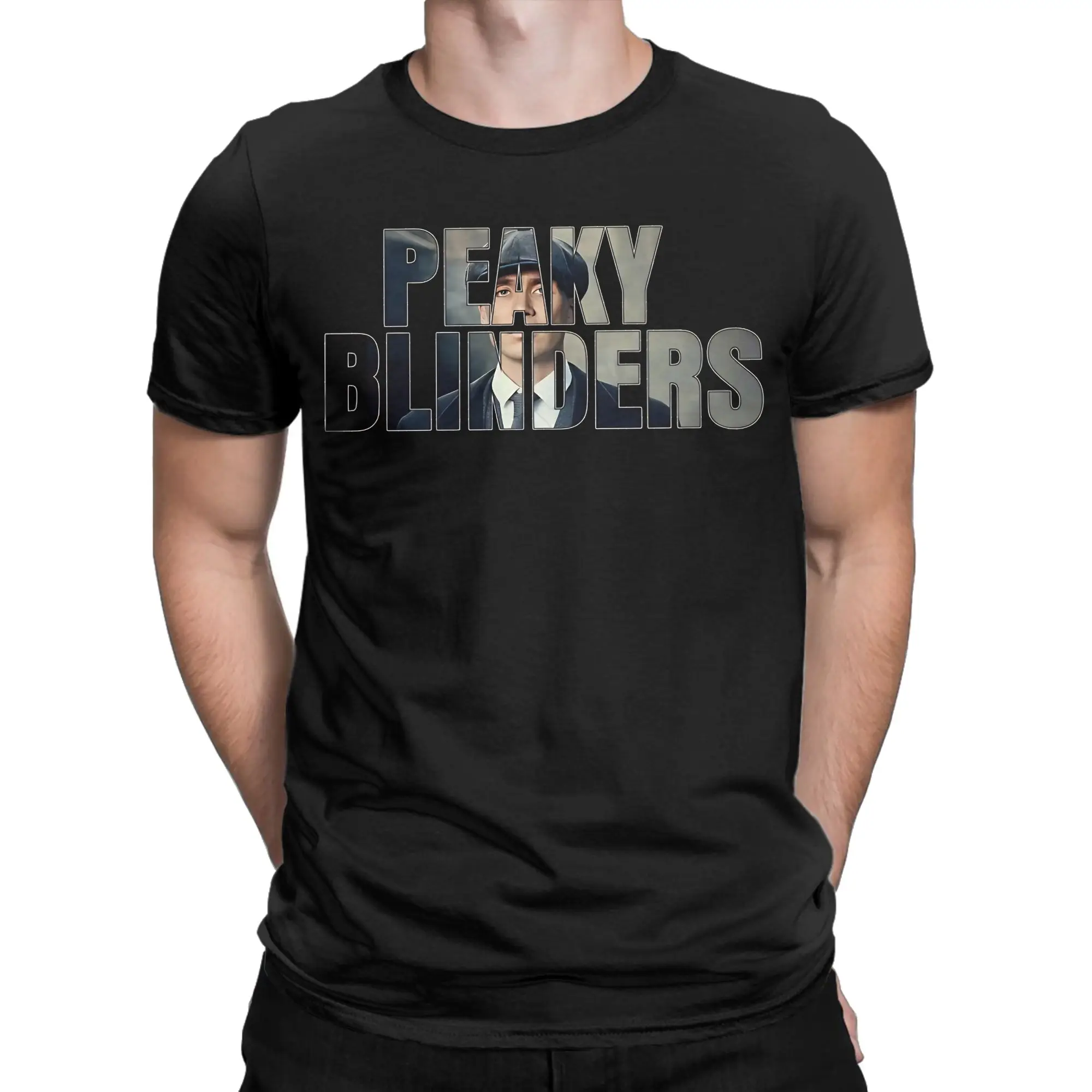 Fashion Tommy Shelby Peakys Blinders T Shirt For Unisex  100% Cotton T-shirts Short Sleeve Clothes