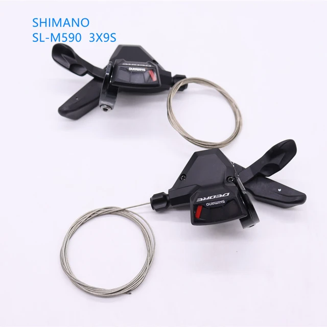 SHIMANO DEORE SL M590 3X9S 27S 9 Speed right or left side Shifter Lever Trigger rapid fire MTB mountain bike Bicycle shifters