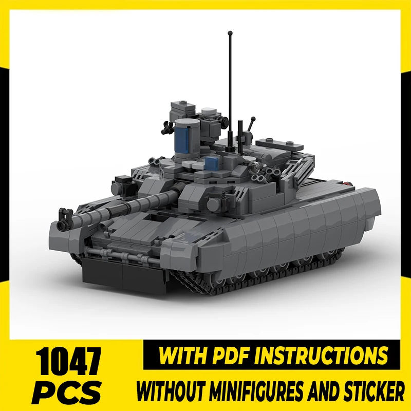 Armored Car Model Moc Building Blocks BM Oplot Trank Model Technology Bricks Military Series DIY Assembly Holiday Toy Set Gifts