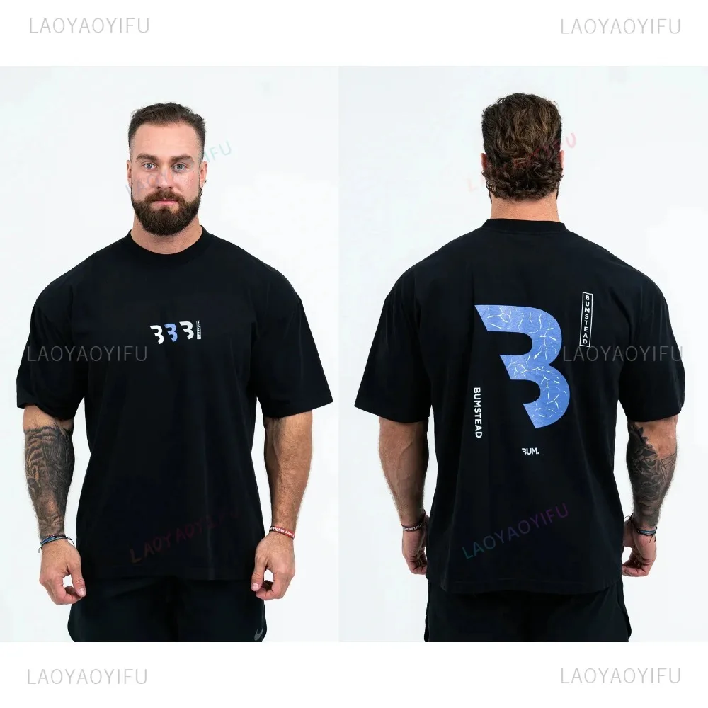 Unique Gym Man Bumstead Hot Sale Camiseta Fitness Graphic Print Men Women Short Sleeve T-shirt Sport Outdoors Summer Tops