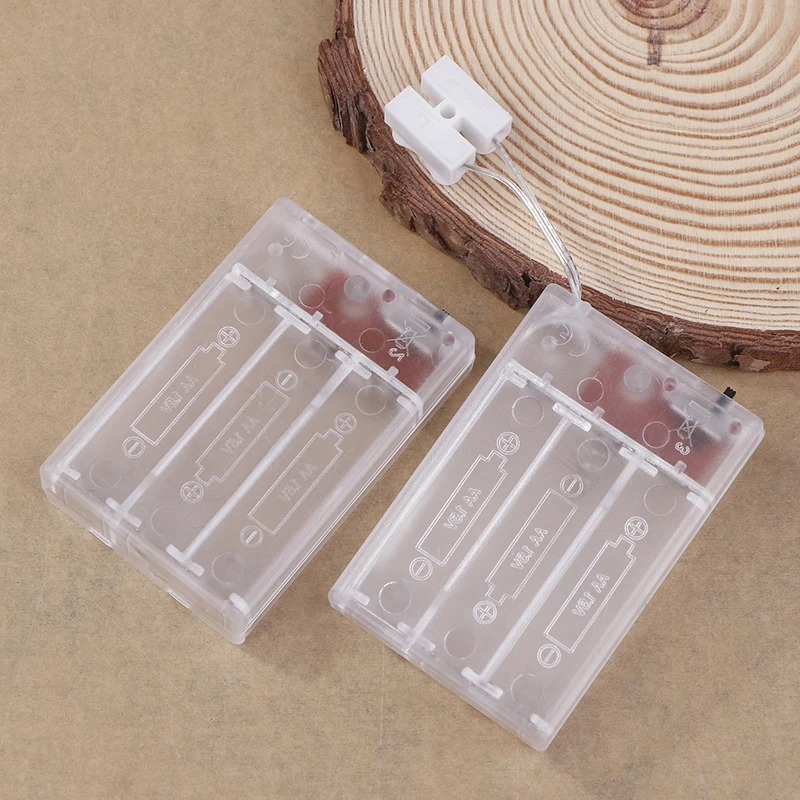 3Slots 4.5V AA Constant Light Flashing Dual Function Battery Box For DIY Model Led Lamp Connect Sand Table Diorama Scene