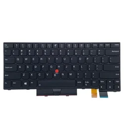 Keyboard For for Lenovo Thinkpad T470 A475 T480 A485  Laptop US  Keyboard With Backlight