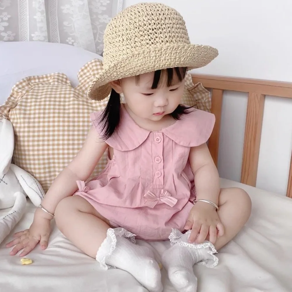 macacao-de-bebe-de-algodao-macio-com-laco-estilo-casual-peca-Unica-conjunto-de-presente