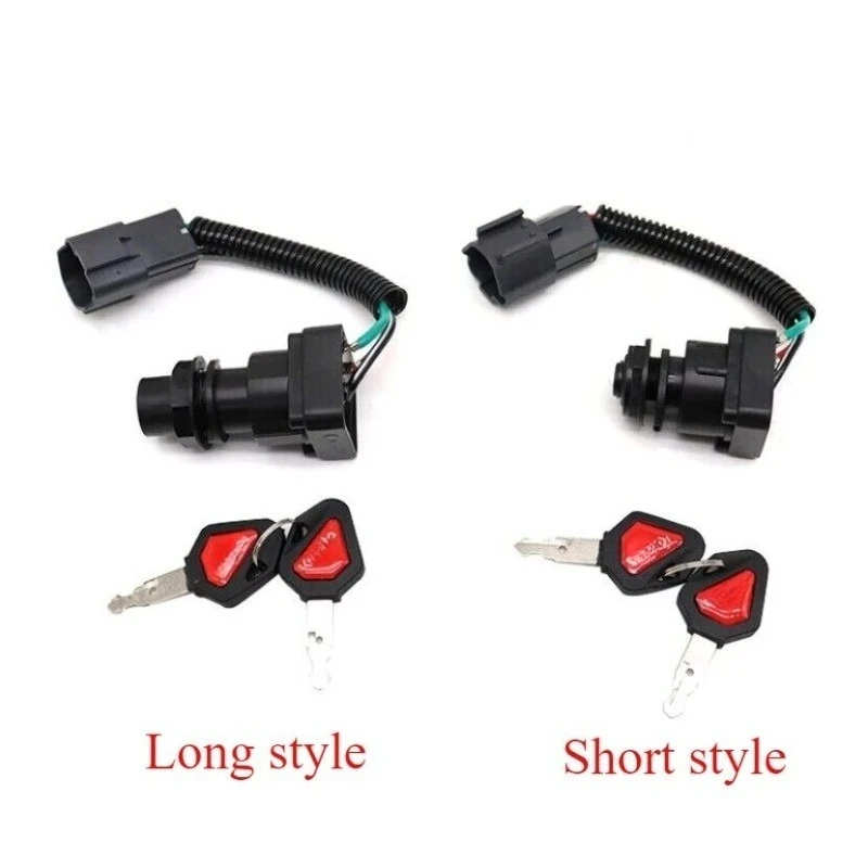 For Kubota Excavator Universal Lgnition Switch Lgnition Lock Key Start Switch Lock No Chip for U15 U20 U25 U30 KX155 163 175