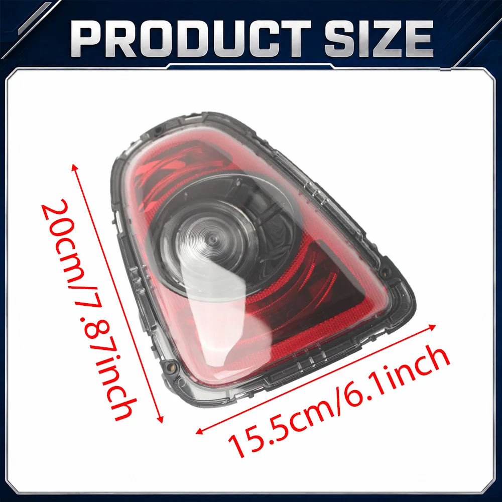 For MINI Hatch Convertible Coupe Roadster 63217255909 63217255911 63217255910 63217255912 Rear Tail Lamp Housing Without Bulbs