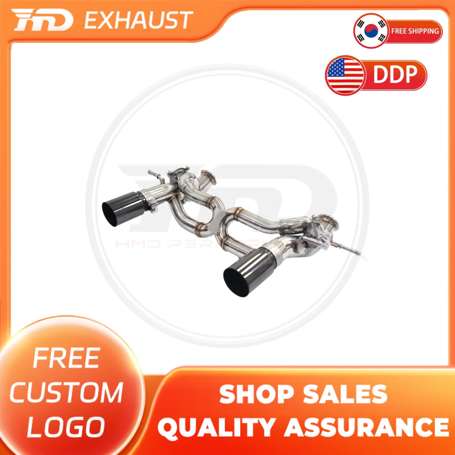 

Эксклюзивная настройка HMD Catback из нержавеющей стали для Maserati MC20, глушители для электронных клапанов, установка без потерь