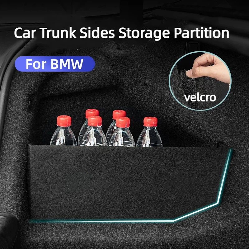 Image of Kofferraum-Organizer für BMW 5er Serie G30 G38 G20 F30 F10 G11 G12 G26 G05 G06 F48 F49 F39 X1 X2 X3 X5 X6 Auto Kofferraum-Aufbewahrungsteiler