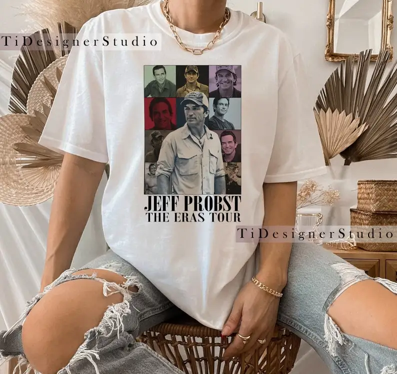 Jeff Probst Shirt Gift Merch for Jeff Probst Fans, Retro 90's Fans Tee, Jeff Probst Survivor Presenter Homage Shirt, TV Producer