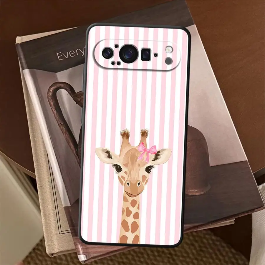 Cartoon Giraffe Funda Phone Cover Case for Google Pixel 10A 6 7 8 Pro 10 9 Pro XL 7a 6a 9a 8a view 3