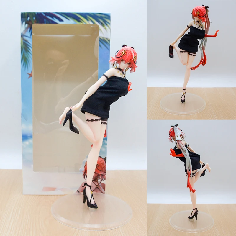 27cm Wuthering Waves Changli Anime-Mädchenfigur Jinhsi Actionfigur Cartethyia/Iuno Figurine Statue Sammlerstück Modellpuppe Spielzeug