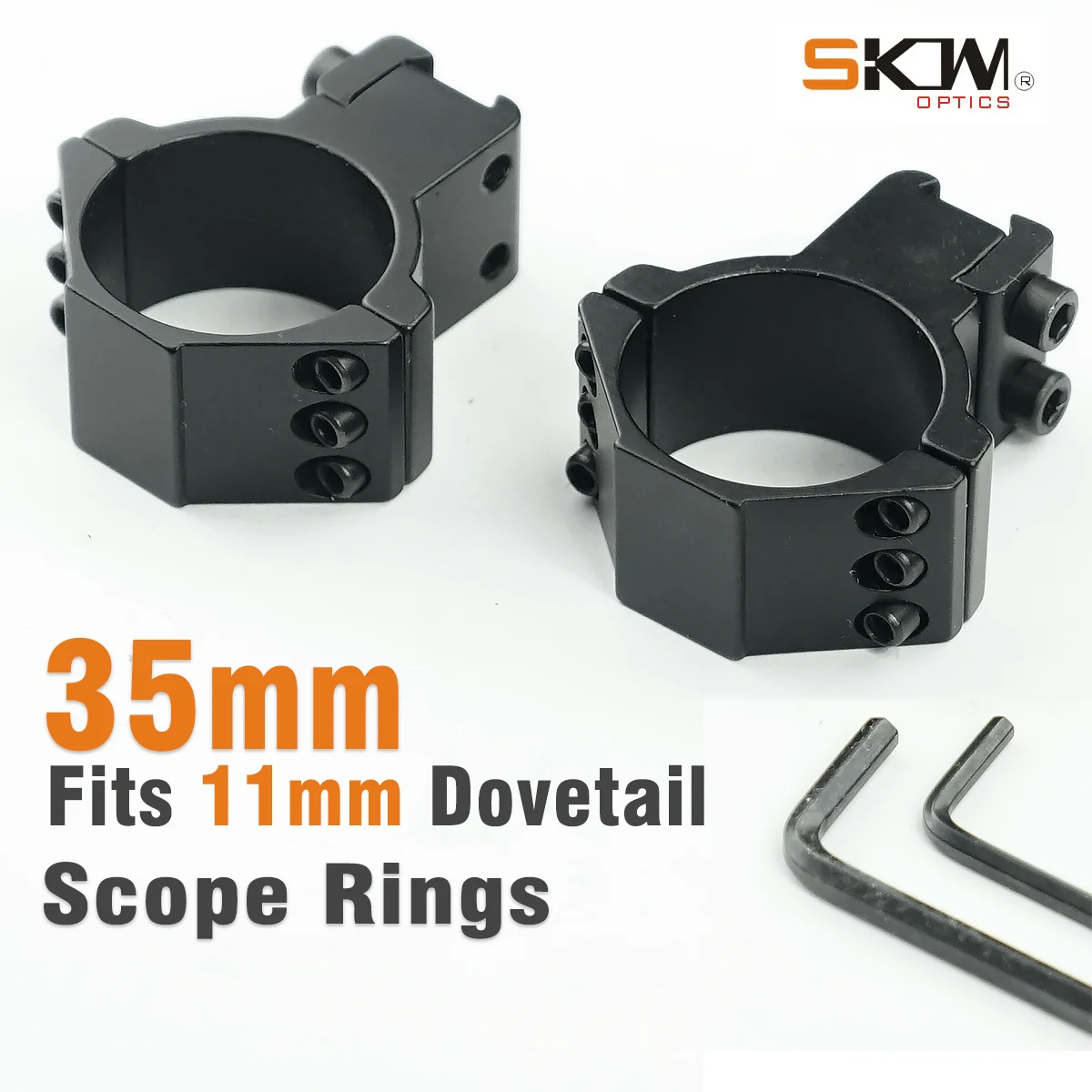 Skwoptics-Scope Rings, Dovetail Riflescope Mount, 35mm, 11mm, A Pair of Dovetail,