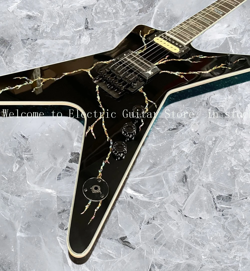 Blackback electric guitar, midrange sharp and full, low-end rich guitars, 22 frets, highly penetrating and bright high-end #ASP6