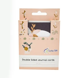 Creative Path Cardboard Journaling Cards Double Sided 24pcs DIY Crafts Scrapbooking Project Album Journal Card Embellishments