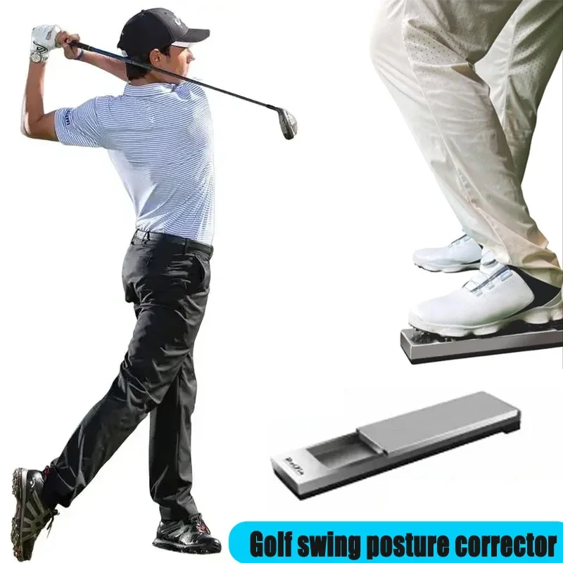 Golf Swing Training Auxiliary Pedal Removable Golf Swing Leg Gravity Pedal Swing Posture Correction Trainer Golf Supplies