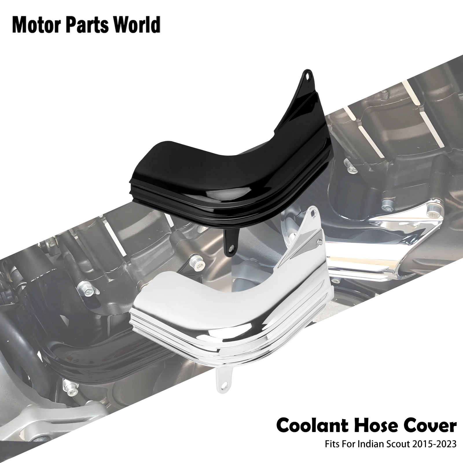 

Coolant Hose Cover Motorcycle Accessories Engine Cooling Fluid Pipe Protector for Indian Scout Sixty 2015-2023 Bobber Sixty