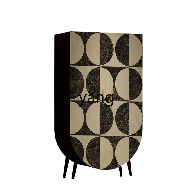 LTT solid wood wardrobe simple hanging wardrobe bedroom cloakroom storage locker