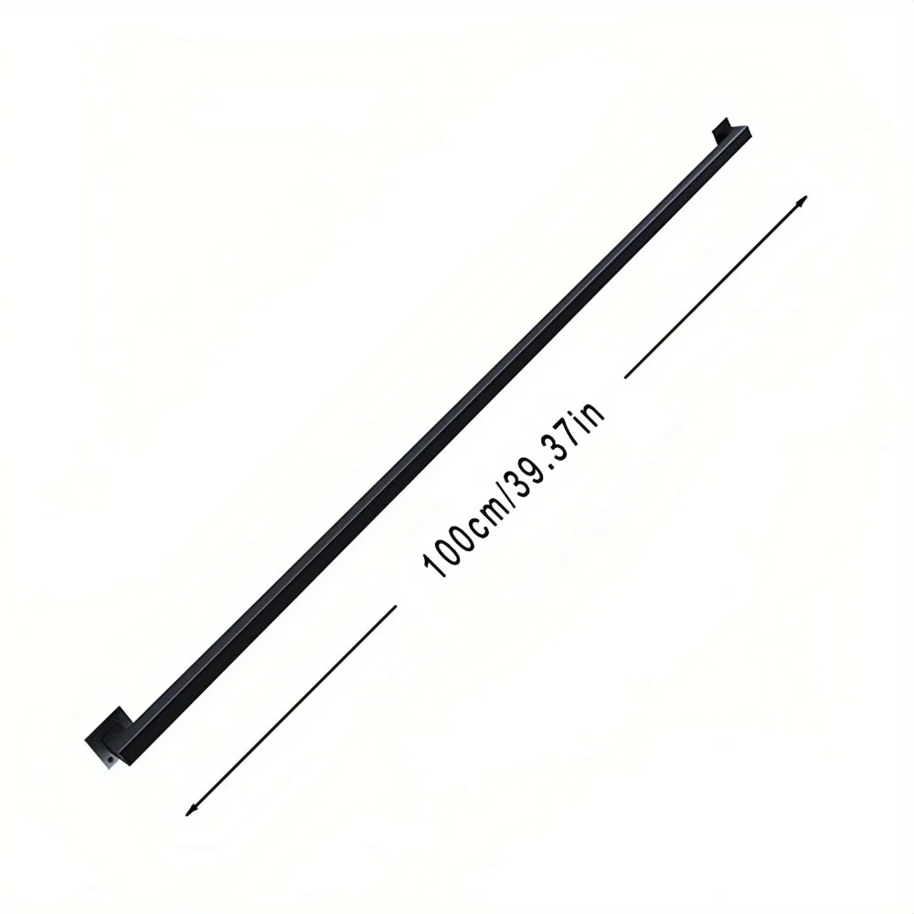 2pack Indoor Stair Handrail Metal Black Pipe Stair Handrail Wall Mount Seniors Grab Bars Metal Railing For Indoor Outdoor Use
