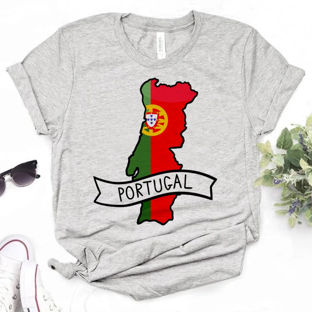 Portugal tshirt women summer Tee girl anime manga funny clothing