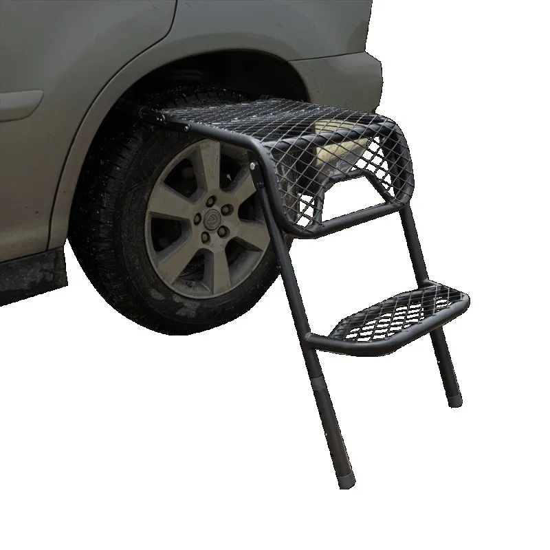 Outdoor Folding Ladder and Table Combination with Durable Lightweight Structure,Multi-Functional Camp Tool for RV Travel,Camping