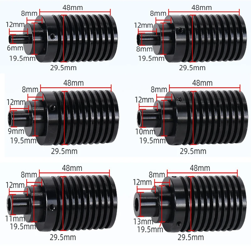 6 8 9 10 11 13mm Microscope Coaxial LED Light Source Spot Lamp Brightness Adjustable 3W for Microscope Camera