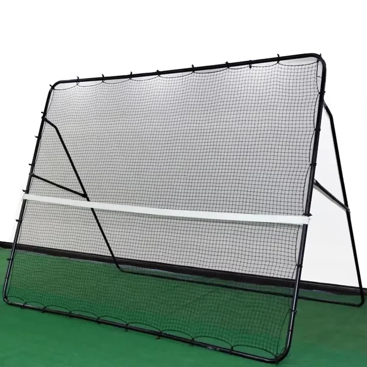 2026 Wholesale Foldable Tennis Rebounder Tennis Rebound Net 9*7ft Soccer Tennis Practice Net Baseball Rebound Screenpromote sale