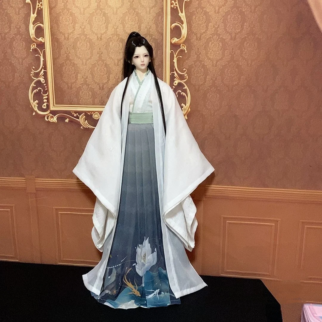 

OB27 Figuer 1/6 1/4 1/3 BJD Ancient Costume Robe Hanfu Samurai Outfit For BJD/SD MSD SD13 Girl ID75 Uncle Doll Accessories C2320