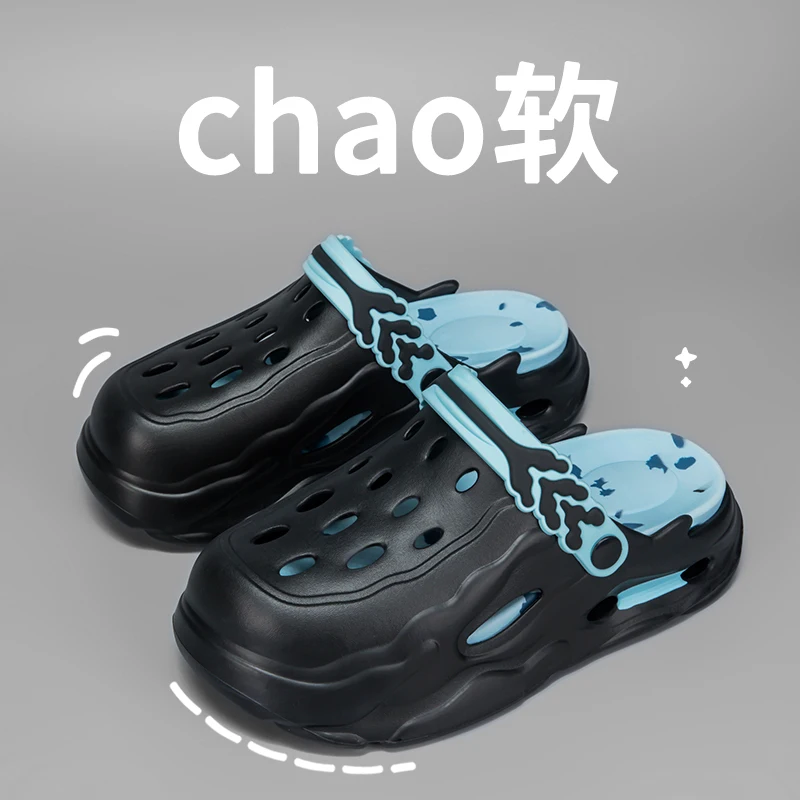 Beach Slippers Flip Flop Casual Summer Men Slippers Platform Outdoor Sandals Clogs Comfortable Indoor Slides Garden Shoes Couple view 3
