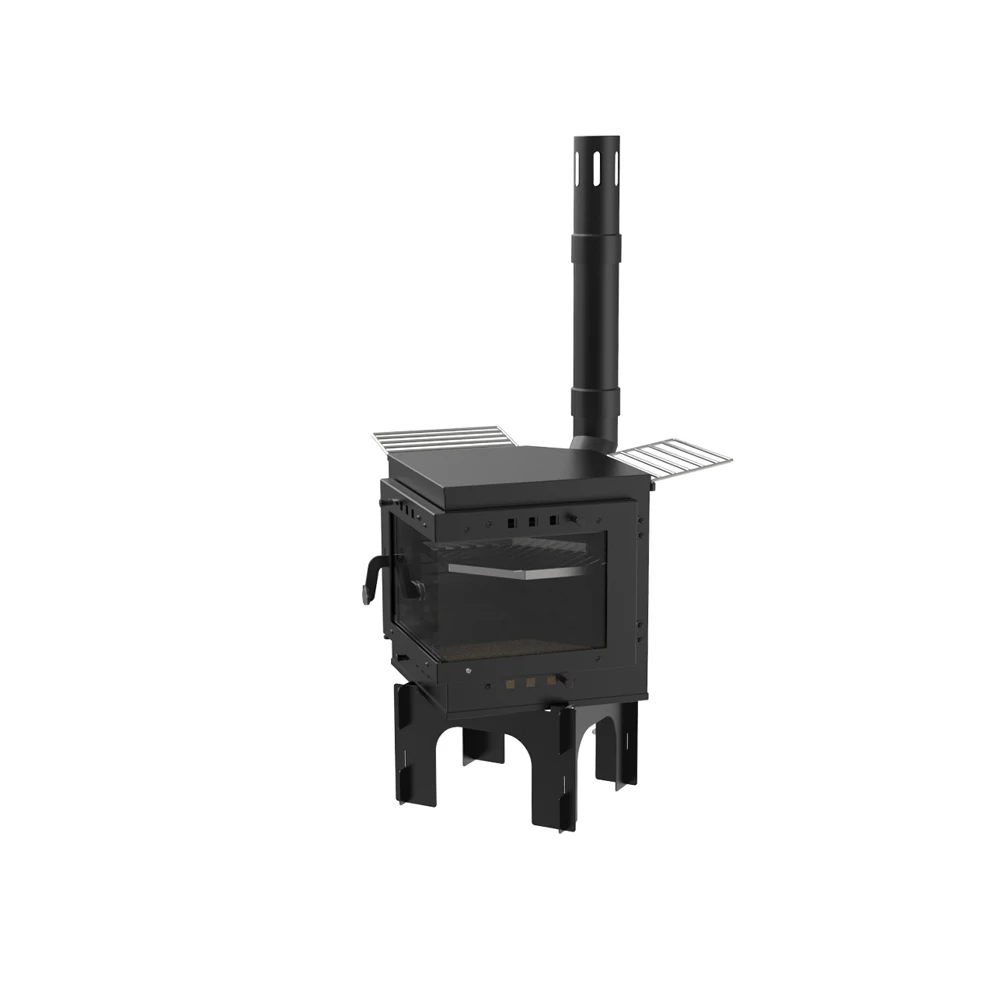 

Новая модная дровяная печь, садовая кухонная плита с духовкой