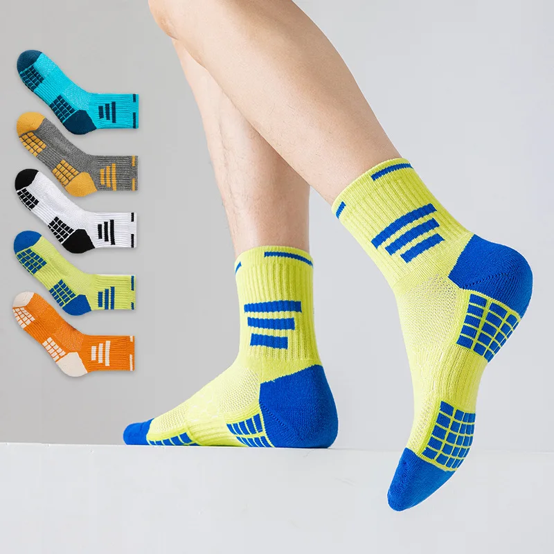 

Colorful Cotton Socks for Men Low Cut, Max Cushion Thick Athletic Ankle Mens Sock for Hiking Running Sport Work Quarter Socks
