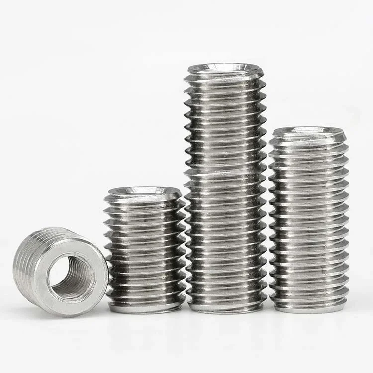 나사 304 스테인레스 스틸 나사 어댑터 감속기 볼트 M2 M2.5 M3 M5 M6 M8 M10 M12 체인저 이중 나사 변환기 인서트