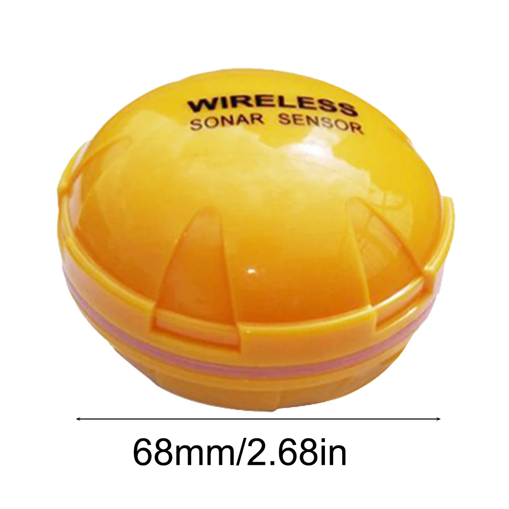 Localizador de Peixes Sem Fio com Sonar 2.4GHZ, Transdutor de Alarme Sonar Compatível com Bluetooth, Alcance de 120FT para Pesca no Gelo e Pesca Marítima