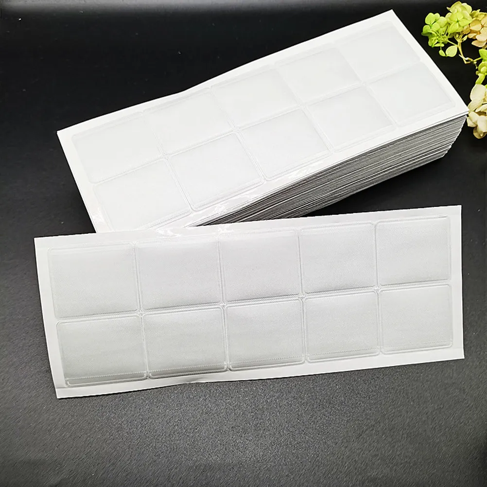 

10 самоклеящихся карточек для демонстрации ювелирных изделий, прозрачные ПВХ-пакеты для ожерелий, для подвешивания, хранения, упаковки и использования на витринах