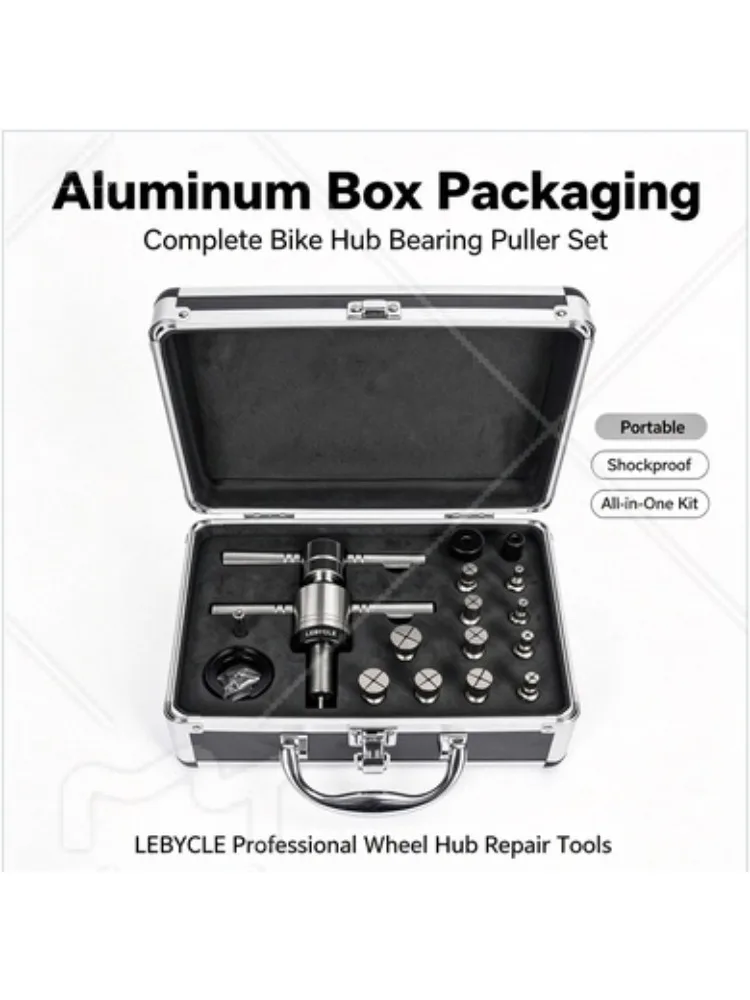 AliExpress NONE LEBYCLE Bicycle Hub Bearing Puller Kit Wheel Bearing Remover Install Extractor Tool for MTB Road Bike Hub Repair with Multiple