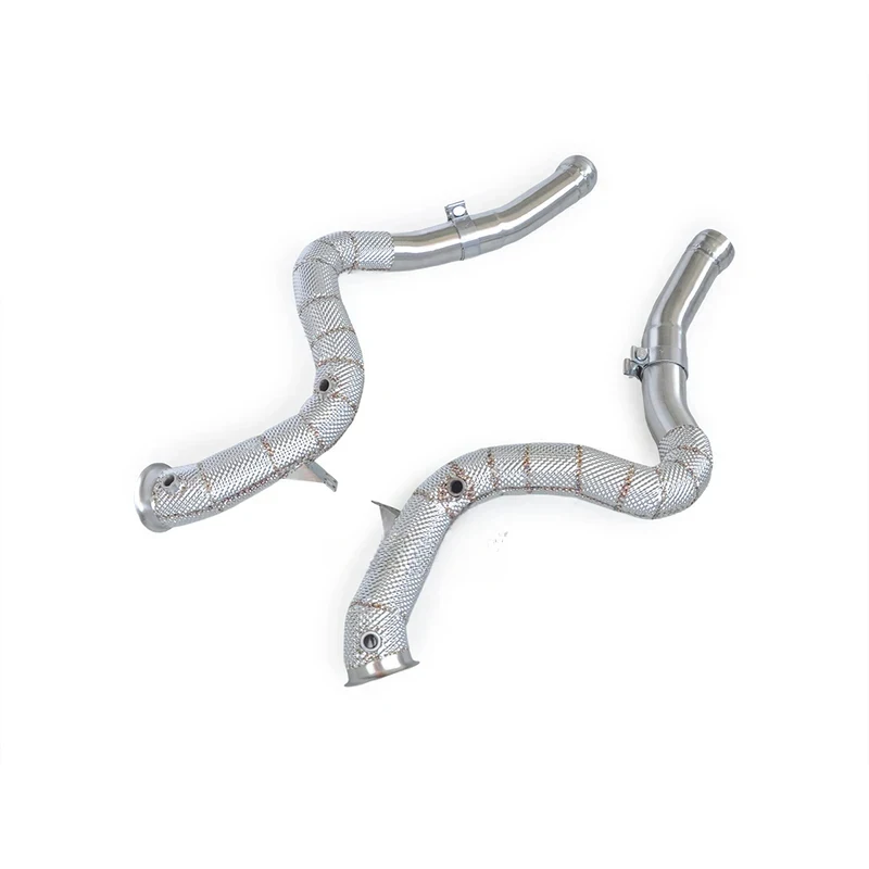 

Stainless Steel High Performance Insulated Exhaust Downpipe Fit C63 C63S W205 4.0T 2015-2020