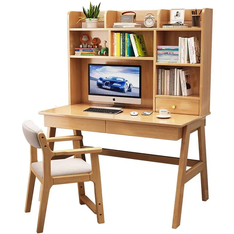

# Nordic Solid Wood Desk, Bookshelf, Study Desk, Small-sized Home Office Desk, Chair, Adjustable Small Table, Dressing Table