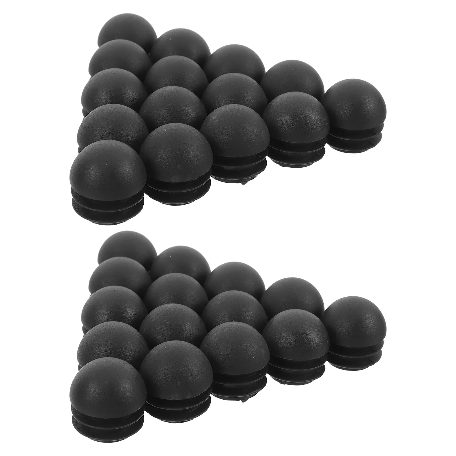 25Pcs Plastic Round Pipe End Caps Plug Inserts for 22Mm Tubing Tube Stopper Protector Dustproof Industrial Home Construction - view 5