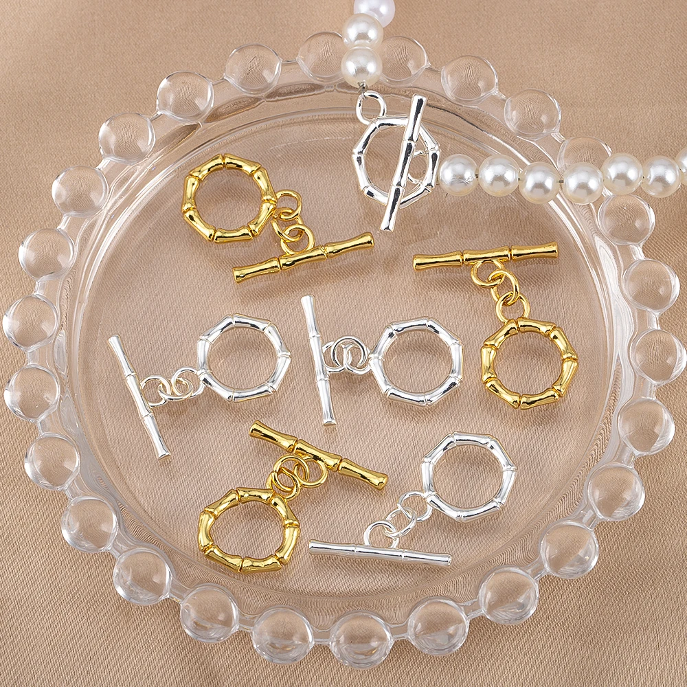 Schmuckverbinder Verschlüsse Perlenarmband Halskette Perlen Endkappen Verschlusskappen 18K Vergoldet DIY Handgemachtes Schmuckzubehör – Detail 8