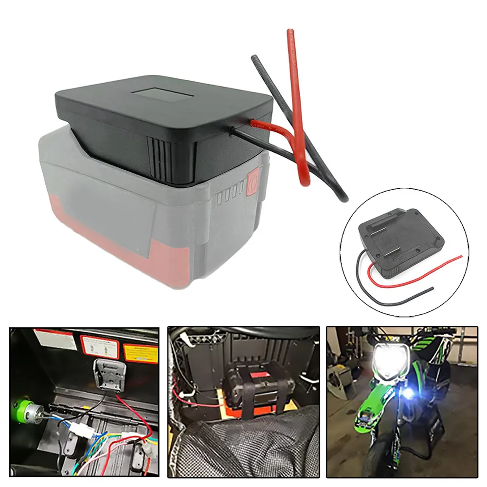 18V DIY Adapter Compatible With Metabo= Li-Ion Cells Dual Cable Output For Electric Projects For E-Bike Skateboard Power